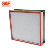 ফ্ল্যাঞ্জ সহ স্টেইনলেস স্টীল HEPA বক্স ফিল্টার